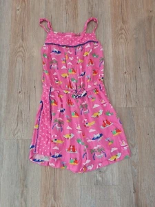 Mini traje de juego Boden para niñas de 9 a 10 años rosa pantalones cortos gatos en muy buena condición - Imagen 1 de 3