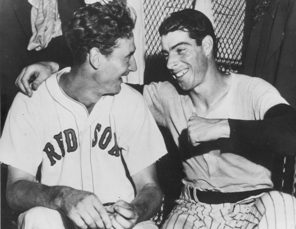 Foto 8x10 Joe DiMaggio New Yor Yankees Ted Williams Boston Red Sox SIN FIRMAR  Foto 1 de 1