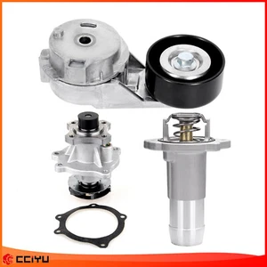 Water Pump+Thermostat+Tensioner Fits Chevrolet Colorado GMC Canyon Hummer H3 - Picture 1 of 24