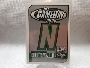 🏈1999 Upper Deck 989 Sports NFL GameDay 2000 Tarjeta Oficial de Reglas de Punta de Juego "N" - Imagen 1 de 2