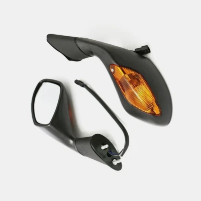 Rear View Side Mirrors For  Aprilia RSV4 Factory 2011 2012 2013 Turn Signals - Image 1 of 4