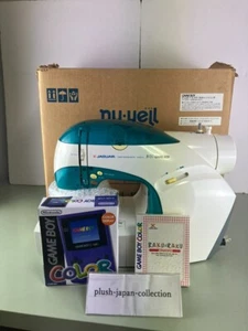 Rare Jaguar JN-100 RAKU x RAKU MISHIN Game Boy Sewing Machine w/ Game Boy Color* - Picture 1 of 15