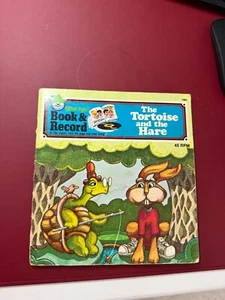  Peter Pan Buch & Vinyl Schallplatte Schildkröte & der Hase Mitlesen Geschichtenbuch 1980 45 - Bild 1 von 9