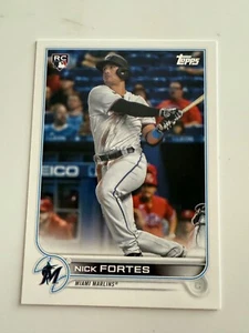 2022 Topps Series 2 - #333 - Nick Fortes (RC) - Picture 1 of 2