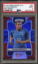 2018 Panini Prizm World Cup #80 Kylian Mbappe RC Rookie Red /149 PSA 9 #49216718
