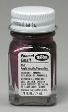 Testors 1/4 oz Purple Metal Flake Enamel Paint 1531T