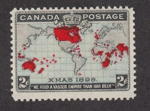 Canada Sc 86 MLH. 1898 2c Imperial Penny Postage, blue oceans, VLH. - Picture 1 of 1