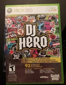 Xbox 360 DJ Hero Music Video Game Microsoft 93 Original Mixes Reconditioned - Picture 1 of 3