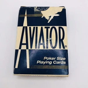 Carte da gioco poker BlueAviator 914 mazzo completo + 2 jolly e inserto VINTAGE - Foto 1 di 7