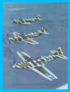 1945 seconda guerra mondiale Airacobras aerei da combattimento rivista stampa bombardiere cannoniere aviazione - Foto 1 di 3