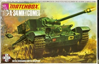 MISB Matchbox 1/76 A-34 Mk I COMET British WW2 Heavy Cruiser Tank - Image 1 of 4