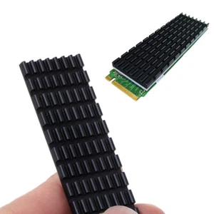 For M.2 NGFF NVMe 2280 PCIE SSD Aluminum Cooling Heat Sink With Thermal Pads - Bild 1 von 12