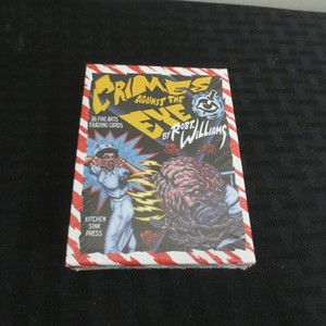 Crimes Against the Eye Sealed 36 Fine Art Cards Kitchen Sink Press Robert Willia