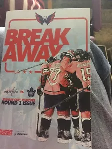 Washington Capitals Toronto Maple Leafs 2017 Stanley Cup Playoffs Program Oshie - Picture 1 of 2
