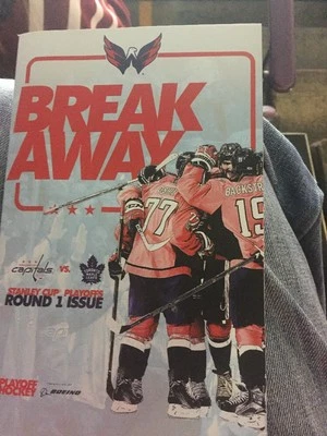 Washington Capitals Toronto Maple Leafs 2017 Stanley Cup Playoffs Program Oshie - Image 1 of 2