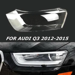 Fit Audi Q3 2012-2015 Auto Headlight Lens Cover Transparent Left Light Case - Picture 1 of 5