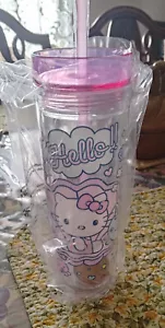 Official SANRIO x Forever 21 Hello Kitty Clamshell Tumbler 20 fl. Oz - Picture 1 of 2