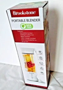 New Blender Juicer USB Rechargeable Smoothie Mixer Brookstone BPA Free Portable - Picture 1 of 5
