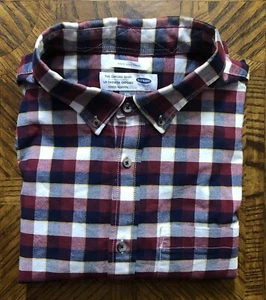 Old Navy Men's 2XL Multicolor Checkered Long-Sleeve Button Down Shirt (NWOT) - Picture 1 of 2