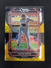 2023 PANINI PRIZM BASEBALL DAVID ORTIZ BLACK/GOLD SHIMMER 2/5 #209 BOSTON