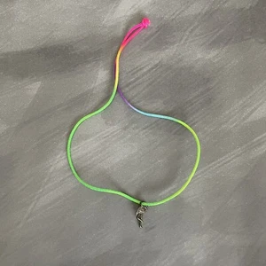 Flamingo Halskette Regenbogen Anhänger - Bild 1 von 3