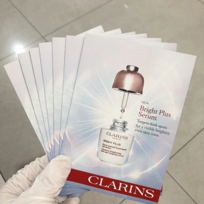 Set 7 x Clarins Bright Plus Advanced Brightening Dark Spot Serum 2mL / 0.07oz ea - Image 1 of 4