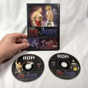 ROH Samoa Joe vs. CM Punk DVD 2-disc Collector’s Edition WWE TNA AEW - Picture 1 of 4