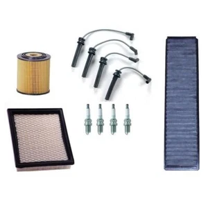 Spark Plug Wire Set Plugs Oil Air Cabin Filter 02-06 for Mini Cooper S Super 8pc - Picture 1 of 6