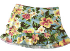 Vtg Mini skirt 90s Star City Floral Sz 9 Pleated Flounce Aloha Coconut Girl