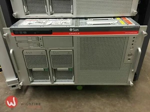Sun Oracle M4000 mit 4x 2,66 GHz SPARC VII+, 128 GB, 2x 146 GB, DVD, 2x Netzteile, Rk - Bild 1 von 2