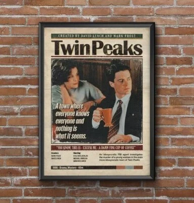Twin Peaks 1990 Tv Series Vintage Style Poster - image 1 of 3