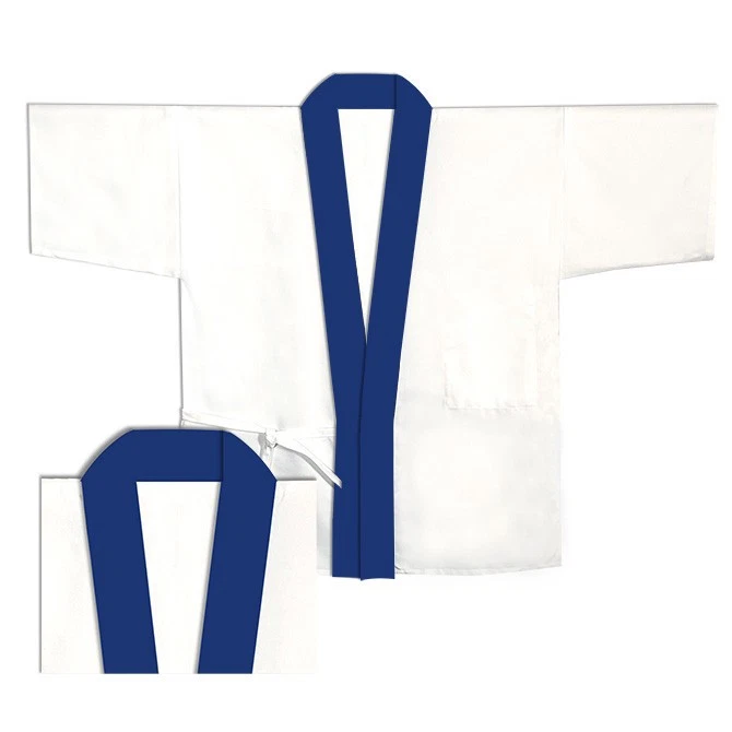 Japanese Sushi Chef Happi Coat with Inside Pocket 28"W x 30.5"L Cotton (Size:XL) - Image 1 of 1