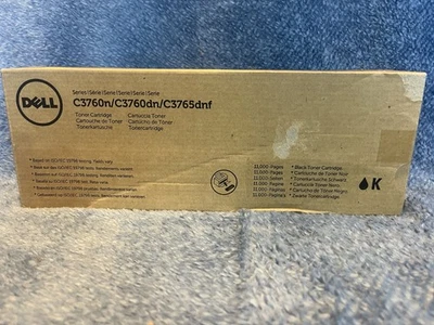 Cartucho de tóner negro original Dell C3760N C3760DN W8D60 Foto 1 de 4