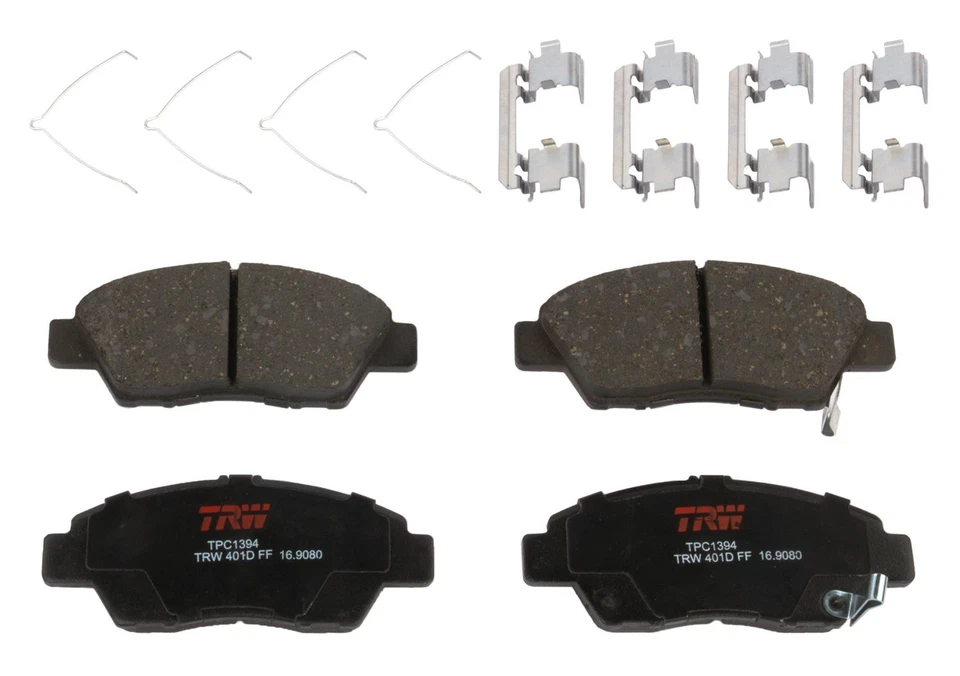 TRW Premium Ceramic Front Disc Brake Pad Set Fits 2009-2015 Honda CR-Z TPC1394 - Image 1 of 1