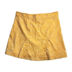 Rip Skirt Adjustable Floral Yellow & White Beach Skirt Women Size Large - Picture 1 of 20