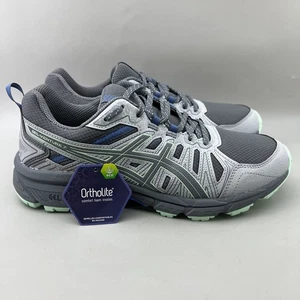 Asics Gel Venture 7 Trail Running Shoes Women Size 10 Wide Gray Comfort Sneakers - Picture 1 of 8