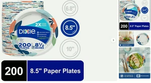 Dixie Everyday Einweg-Pappteller, 8,5", Mehrfarbig, 200 Stück - Bild 1 von 1
