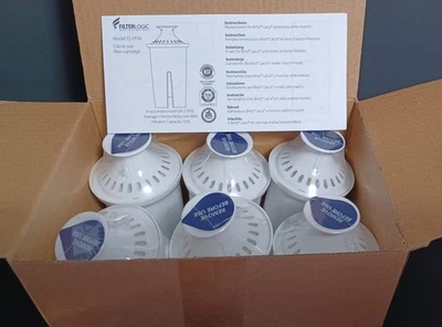 Replacement jug pitcher filter cartridge for Brita Classic, Laica & others 6pack - Image 1 of 3