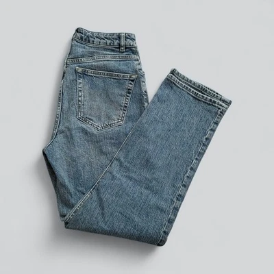 Pantalones de mezclilla para mujer ASOS lavado medio pierna recta talla 28/32 Foto 1 de 4