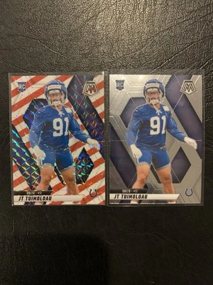 2025 Mosaic JT Tuimoloau красно-белая полоса дебютант призма и основание дебютант кольты - Изображение 1 из 2