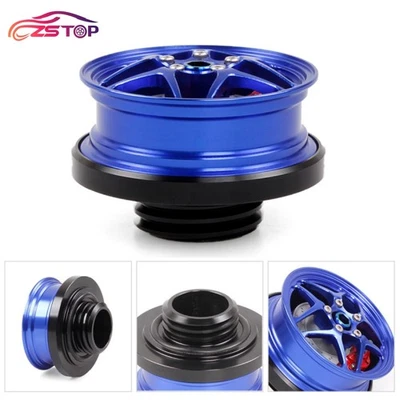M32x3.5 Blue Aluminum JDM Engine Oil Filler Cap Cover For Honda Civic For Acura Foto 1 de 4