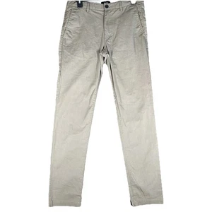 Theory Pants Men 30 Beige Tan Khaki Zaine Solid Stretch Twill Pants 5 Pocket - Picture 1 of 12