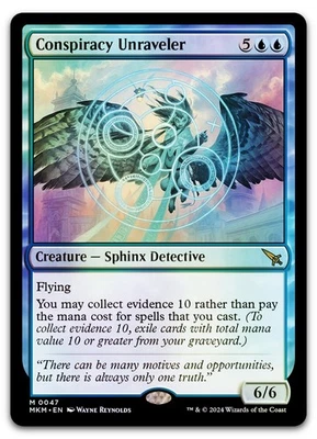 Conspiracy Unraveler #47 (Foil) (NM) Murders Karlov Manor MKM Magic MTG - Image 1 of 2