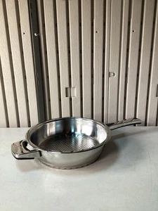 Sartén de acero inoxidable BergHoff 18/10 - Sartén - Ancha - Pesada - Texturizada - Usada - Imagen 1 de 24