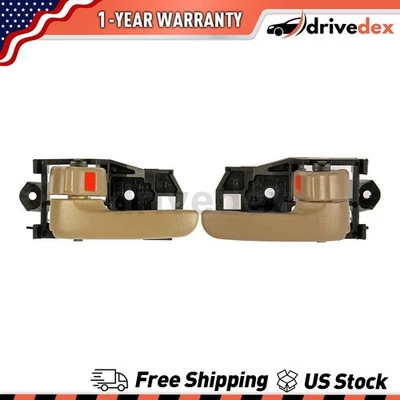 Par de manijas de puerta interiores Dorman para Toyota Camry 2000 2001 1997 1998 Foto 1 de 4