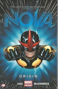 Nova Vol 1: Origin by Jeph Loeb & Ed McGuinness (Softcover, 2014) - Foto 1 di 2
