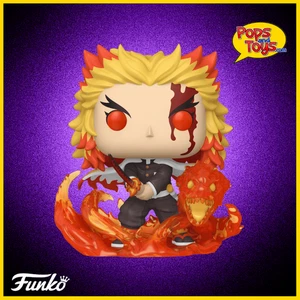 Kyojuro Rengoku 9th Form Figure Funko Pop Premium Demon Slayer Flame Breathing - Picture 1 of 9
