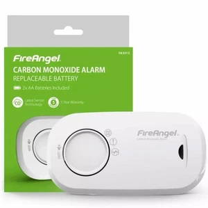 FireAngel Carbon Monoxide Alarm and Detector - FA3313-T2 - 2-Pack - White - Picture 1 of 3