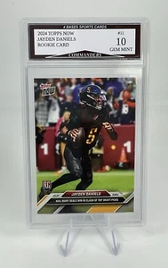 2024 Topps Now Jayden Daniels Washington Commanders Rookie Card #11 Gem Mint 10! - Picture 1 of 1