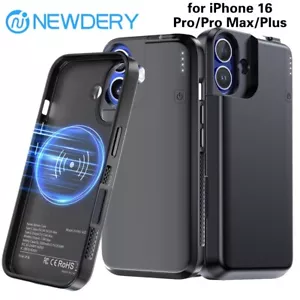 10000mAh Battery Charger Case for iPhone 16-16Pro Max Portable Power Bank Case - Picture 1 of 37